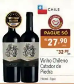 Supermercados Condor Vinho Chileno Catador de Pedra oferta