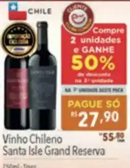 Supermercados Condor Vinho Chileno Santa Isle Grand Reserva oferta