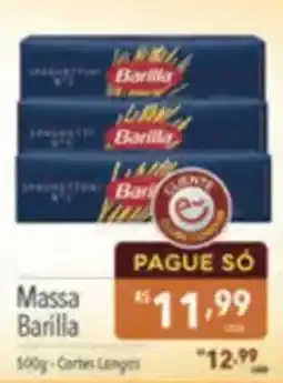 Supermercados Condor Massa Barilla oferta