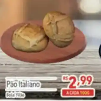 Supermercados Condor Pão Italiano oferta