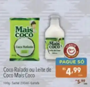 Supermercados Condor Coco Ralado ou Leite de Coco Mais Coco oferta