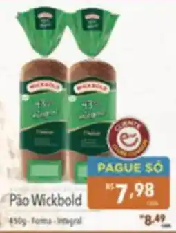 Supermercados Condor Pão Wickbold oferta