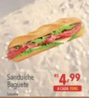 Supermercados Condor Sanduíche Baguete oferta