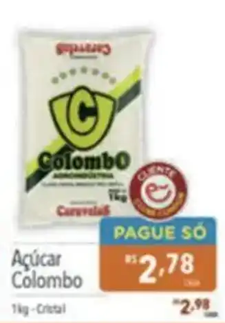 Supermercados Condor Açúcar Colombo oferta