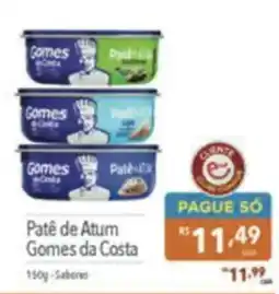 Supermercados Condor Patê de Atum Gomes da Costa oferta
