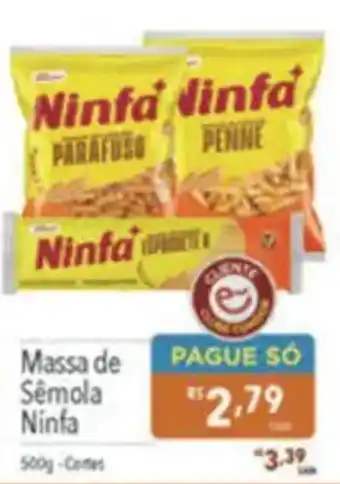 Supermercados Condor Massa de Sêmola Ninfa oferta
