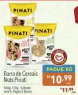 Supermercados Condor Barra de Cereais Nuts Pinati oferta