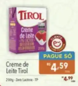 Supermercados Condor Creme de Leite Tirol oferta