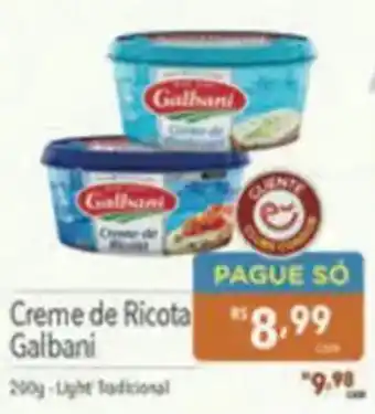 Supermercados Condor Creme de Ricota Galbani oferta
