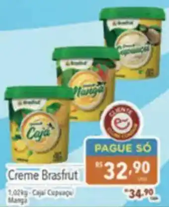 Supermercados Condor Creme Brasfrut oferta