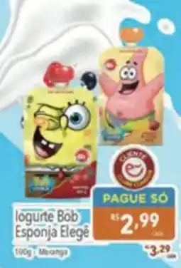Supermercados Condor Iogurte Bob Esponja Elegê oferta