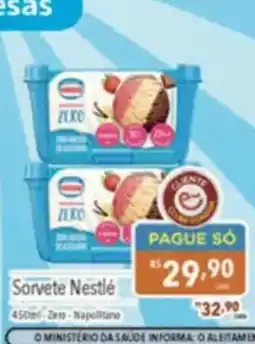 Supermercados Condor Sorvete Nestlé oferta