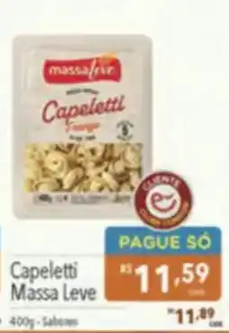 Supermercados Condor Capeletti massa leve oferta