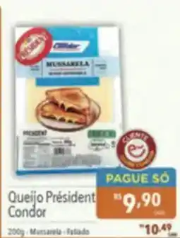 Supermercados Condor Queijo President Condor oferta
