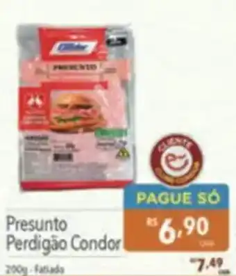 Supermercados Condor Presunto Perdigão Condor oferta