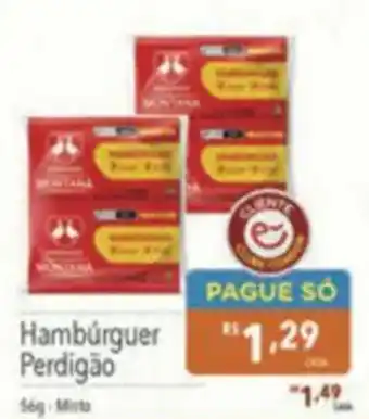Supermercados Condor Hambúrguer perdigão oferta
