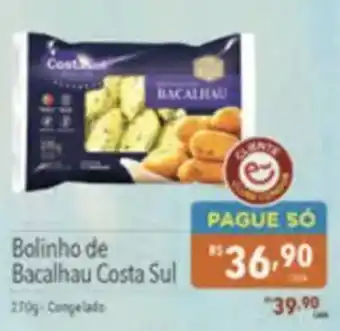 Supermercados Condor Bolinho de Bacalhau Costa Sul oferta
