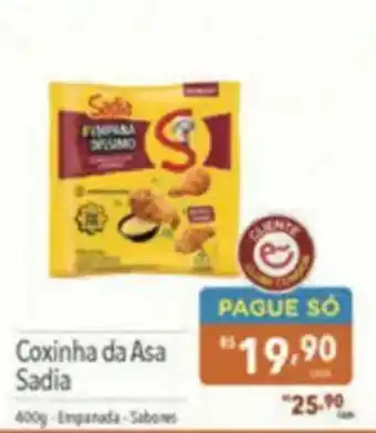 Supermercados Condor Coxinha da Asa Sadia oferta