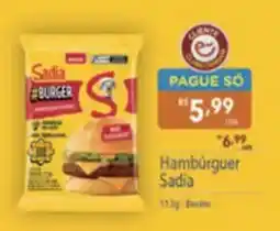 Supermercados Condor Hambúrguer Sadia oferta