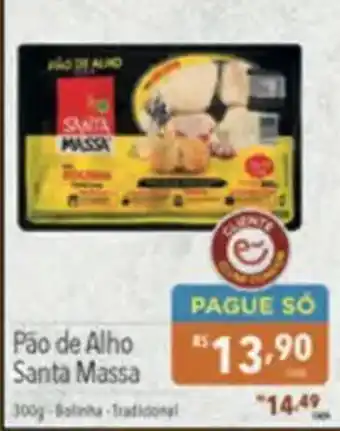 Supermercados Condor Pão de Alho Santa Massa oferta