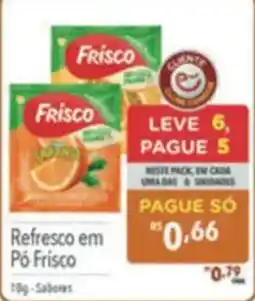 Supermercados Condor Refresco em Pó Frisco oferta