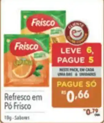 Supermercados Condor Refresco em Pó Frisco oferta