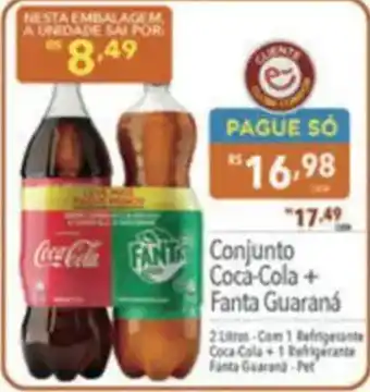 Supermercados Condor Conjunto Coca-Cola + Fanta Guaraná oferta