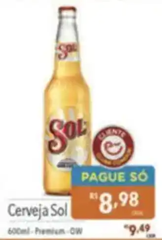 Supermercados Condor Cerveja Sol oferta