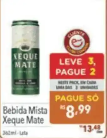 Supermercados Condor Bebida Mista Xeque Mate oferta