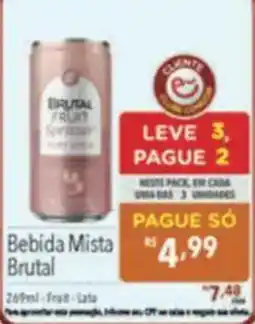 Supermercados Condor Bebida mista brutal oferta