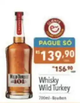 Supermercados Condor Whisky wild turkey oferta