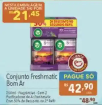 Supermercados Condor Conjunto freshmatic bom ar oferta