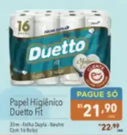 Supermercados Condor Papel Higiênico Duetto Fit oferta
