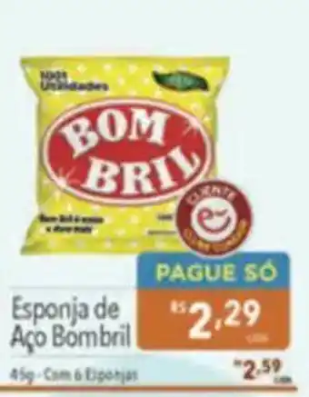 Supermercados Condor Esponja de Aço Bombril oferta