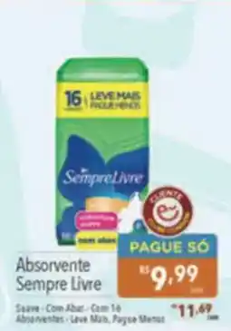 Supermercados Condor Absorvente sempre livre oferta