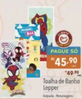 Supermercados Condor Toalha de Banho Lepper oferta