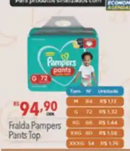Supermercados Condor Fralda Pampers Pants Top oferta