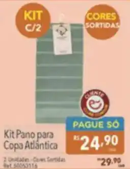 Supermercados Condor Kit Pano para Copa Atlântica oferta