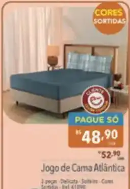 Supermercados Condor Jogo de Cama Atlântica oferta