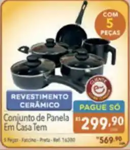 Supermercados Condor Conjunto de Panela Em Casa Tem oferta