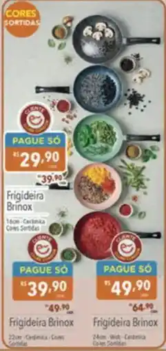 Supermercados Condor Frigideira Brinox oferta