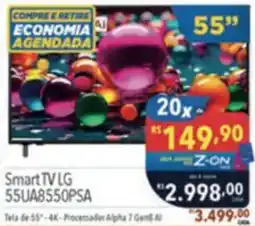 Supermercados Condor Smart TV LG 55UA8550PSA oferta