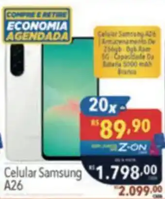 Supermercados Condor Celular Samsung A26 oferta