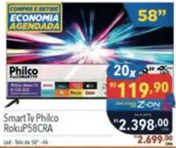 Supermercados Condor Smart Tv Philco RokuP58CRA oferta
