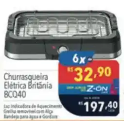 Supermercados Condor Churrasqueira Elétrica Britânia BCQ40 oferta