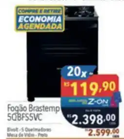 Supermercados Condor Fogão Brastemp 5QBFS5VC oferta