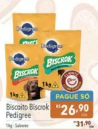 Supermercados Condor Biscoito Biscrok Pedigree oferta