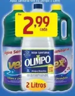Supermercados Guanabara Água sanitária vix ou olímpo 2 litros oferta
