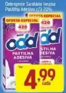 Supermercados Guanabara Detergente Sanitário Inspira Pastilha Adesiva oferta