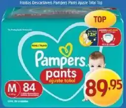 Supermercados Guanabara Pampers pants ajuste total oferta